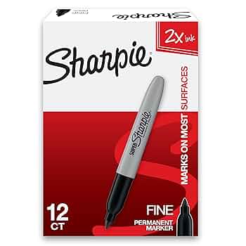 B＋COM SB6X？ Amazon.com : Sharpie Fine Point Permanent Markers, Black